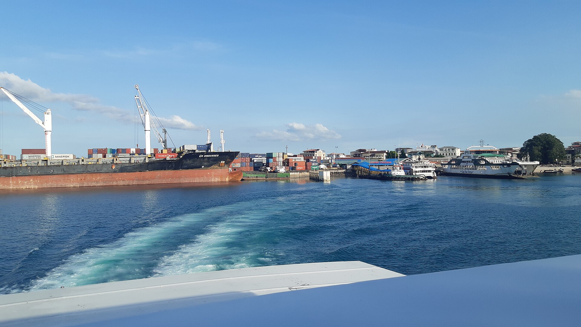 Sea Star I in Zanzibar harbour